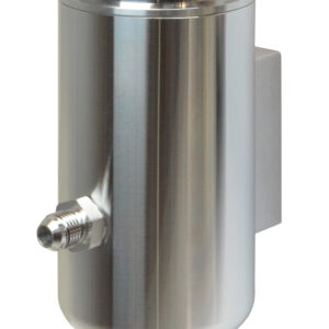 billet power steering reservoir machined finish