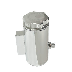 polished remote reservoir for power steering -6/-10