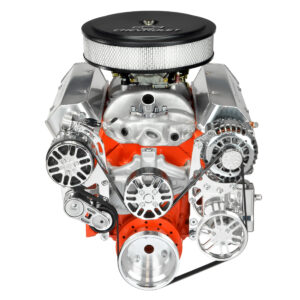 SB Chevy Serpentine Pulley System Front